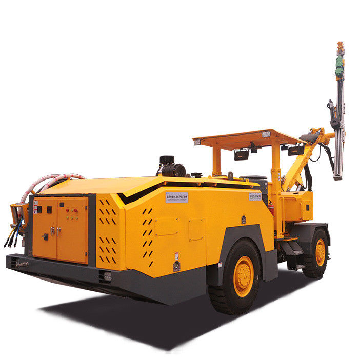 55kW موتور قدرت تونل سازی Jumbos 0-12m عمق حفاری سوراخ کاملا هیدرولیک سیستم حفاری سنگ